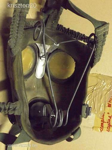 Industrial gas mask and maskenspanner