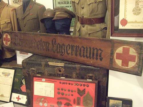 Original WWI German &quot;trench&quot; sign