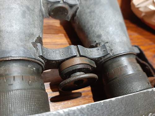 Binoculars with unit markings?