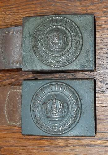 Imperial Buckles with tabs to share.  1917