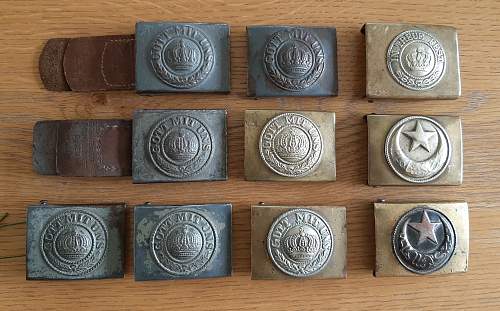 Imperial Buckles with tabs to share.  1917