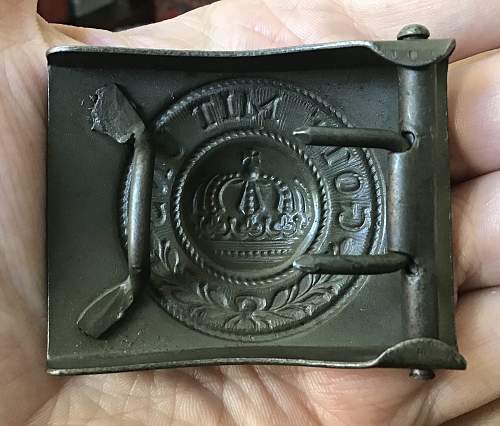 Brass Prussian Belt Buckle