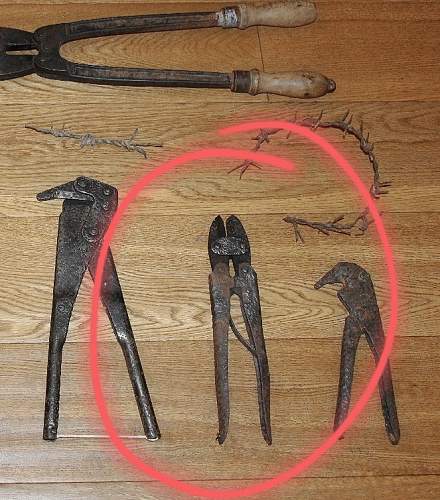 Small Ww1 German wire cutters