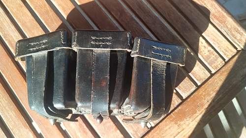 Need Help!!! German ammo pouch calvalry? Many marks to identify!!!