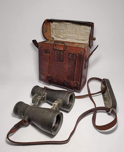 Two sets of Field Binoculars with cases