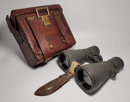 Two sets of Field Binoculars with cases
