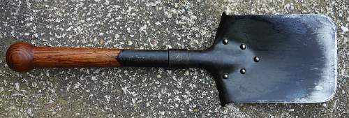 German M1874 entrenching tool