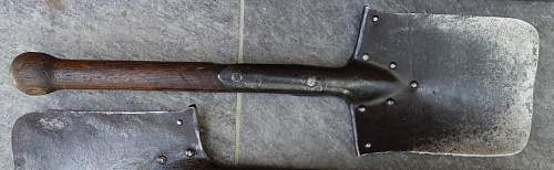 Turkish M1898 entrenching tool