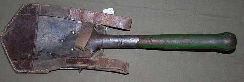 Identifying an Entrenching tool and Carrier