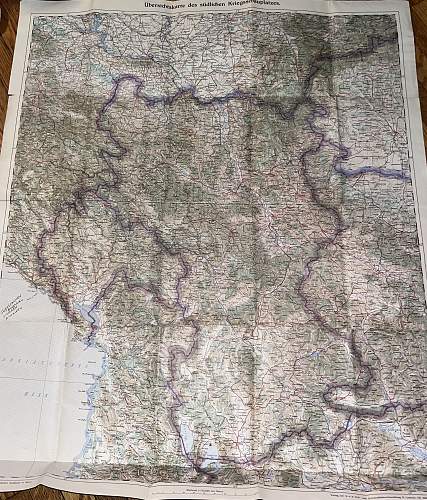 Any info on this German WW1 southern campaign map?