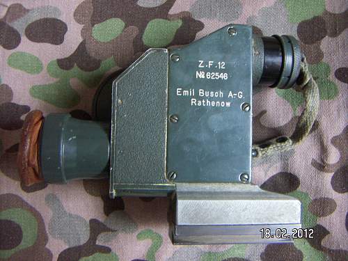 Complete E.Busch Z.F. 12 MG08 optical sight.