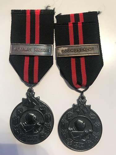 Finnish winter war medals