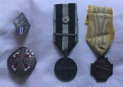 Finnish medals to Independence