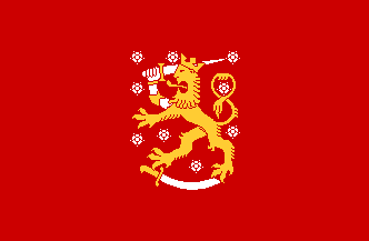 FINLAND'S FIRST OFFICIAL  STATE FLAG 1917-1918! The Red &quot;White&quot; Flag