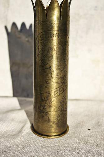 Trench art shell