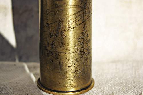 Trench art shell