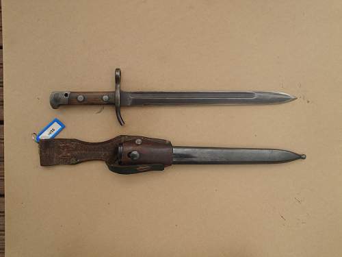 Finnish bayonet collection