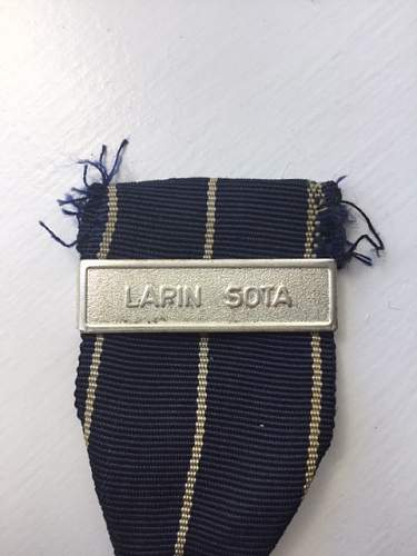 1941-1945 Continuation War Medal