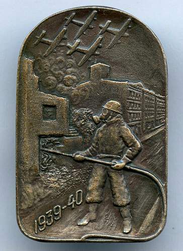 Winter War Fire Defence badge