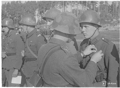 Finnish Camo Helmets- Period Photo Pictorial