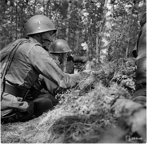 Finnish Camo Helmets- Period Photo Pictorial