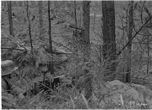 Finnish Camo Helmets- Period Photo Pictorial