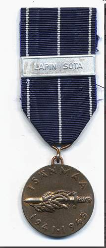 Finnish Continuation War Medal