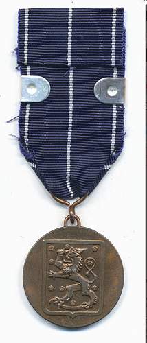 Finnish Continuation War Medal