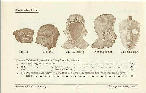 Flying helmets of the Finnish air force