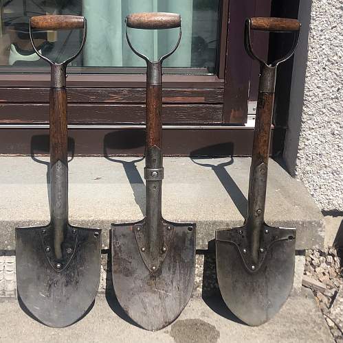 Finnish surplus shovels