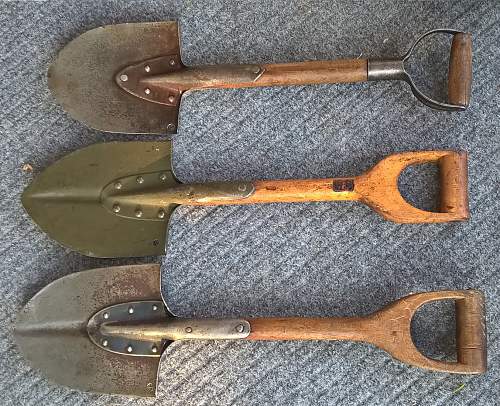 Finnish surplus shovels