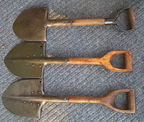 Finnish surplus shovels