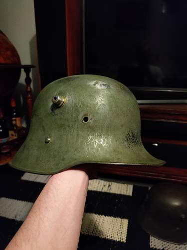 Restoration of Finnish issued M17 helmet