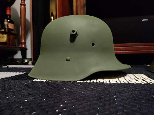 Restoration of Finnish issued M17 helmet