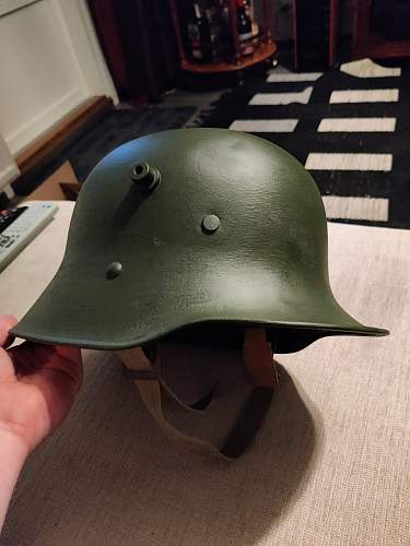 Restoration of Finnish issued M17 helmet