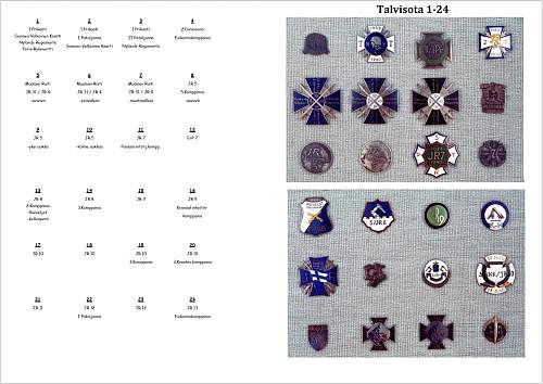 Winter- and Continuation War 885 Brothers-In-Arms Badges pic collection.