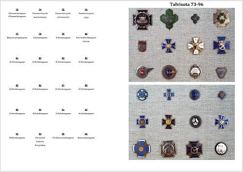 Winter- and Continuation War 885 Brothers-In-Arms Badges pic collection.