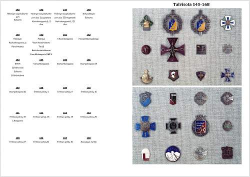 Winter- and Continuation War 885 Brothers-In-Arms Badges pic collection.