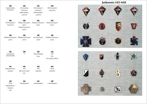 Winter- and Continuation War 885 Brothers-In-Arms Badges pic collection.