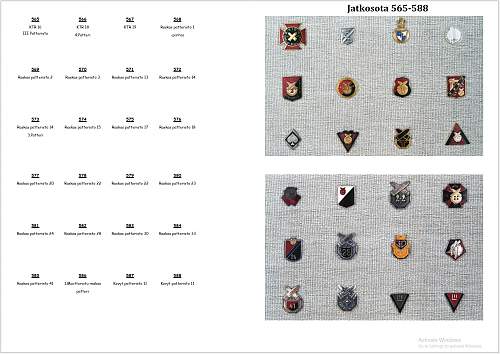 Winter- and Continuation War 885 Brothers-In-Arms Badges pic collection.