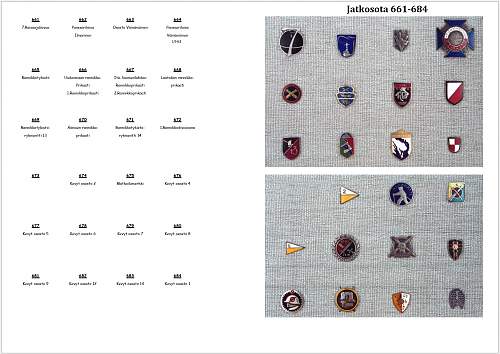 Winter- and Continuation War 885 Brothers-In-Arms Badges pic collection.