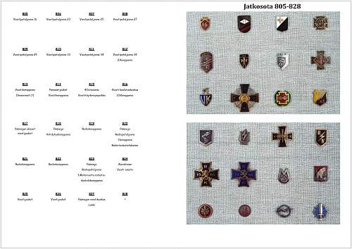 Winter- and Continuation War 885 Brothers-In-Arms Badges pic collection.