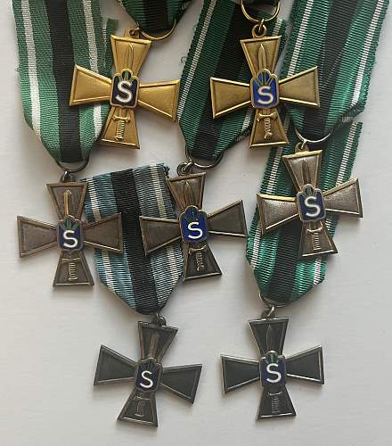 My collection, Finnish awards, medals