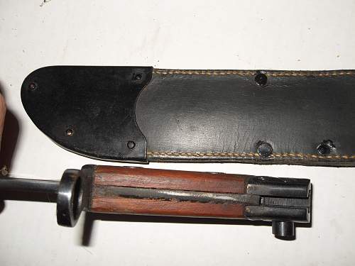 Opinion wanted on authencity of Finnish M39 bayonet...