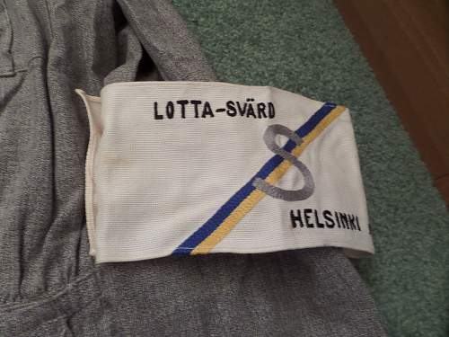 Finnish ww2 Helsinki Lotta uniform