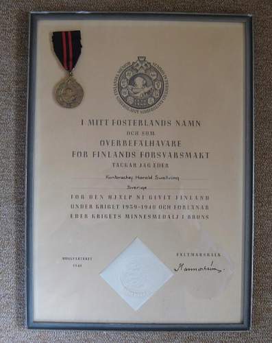 Finnish War medal &quot;collection&quot;