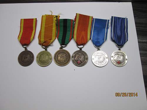 I would like to share with you some of my Finnish medals