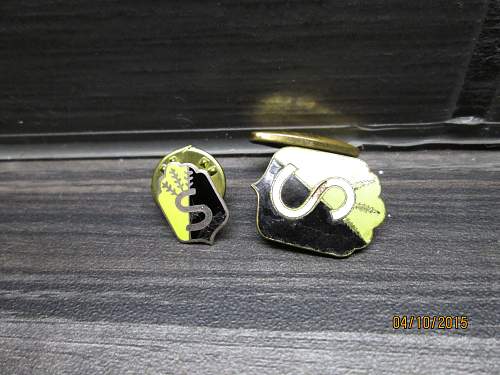 civil guard cuff buttons