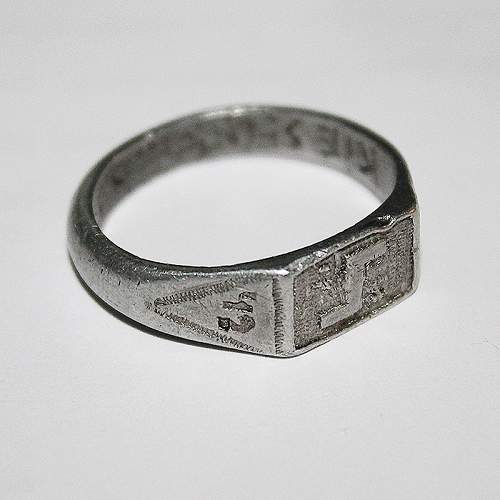 Trench art ring from Kiestinki