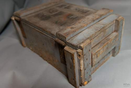 Finnish army wooden boxes